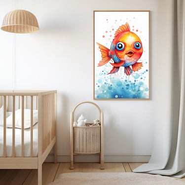 Goldfish Watercolor Painting